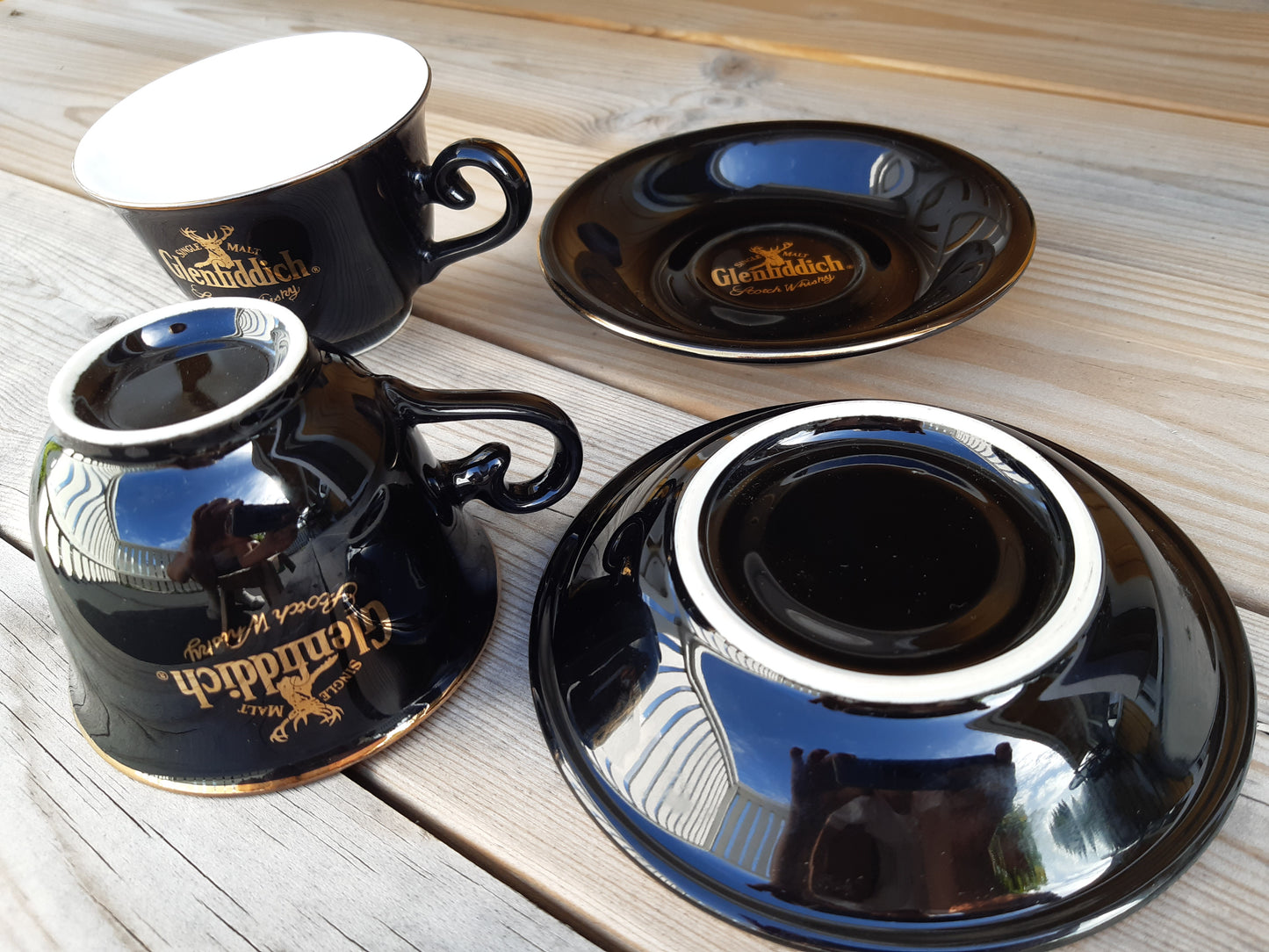 glenfiddich kahvikuppi + aluslautanen