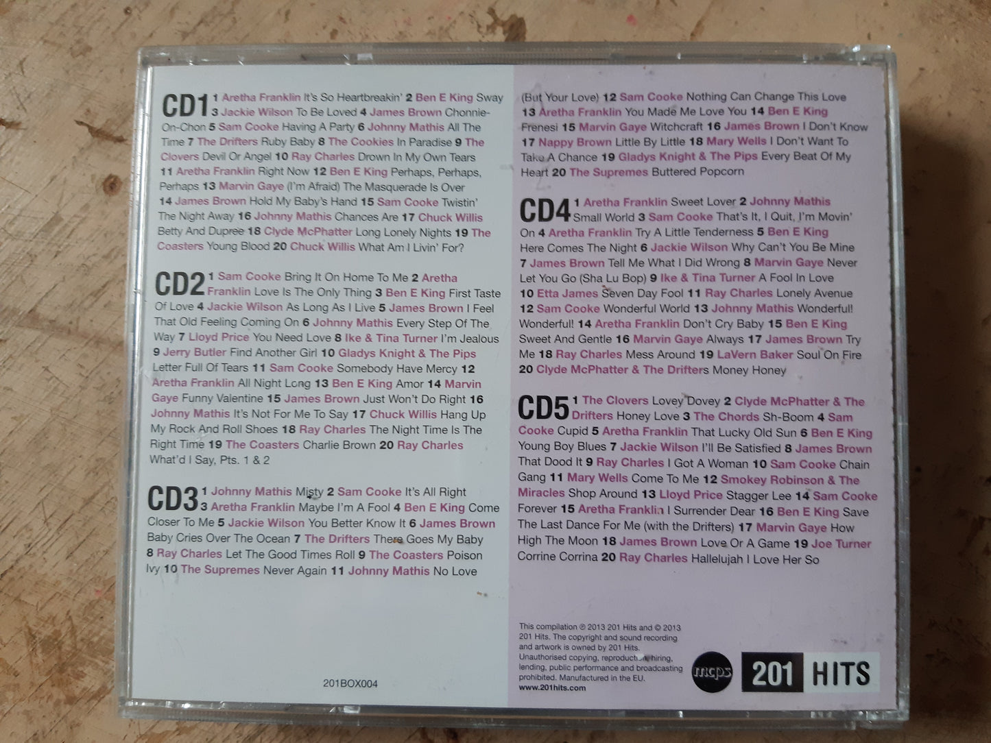 201 soul hits 10 cd:n kokoelma