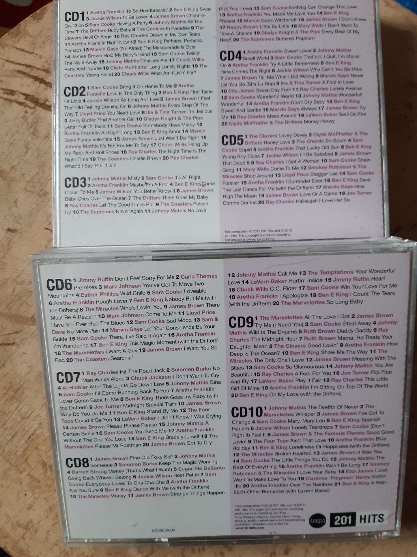 201 soul hits 10 cd:n kokoelma