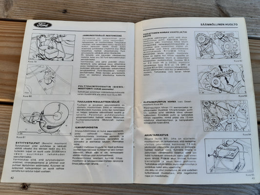 ford transit kuljettajan käsikirja