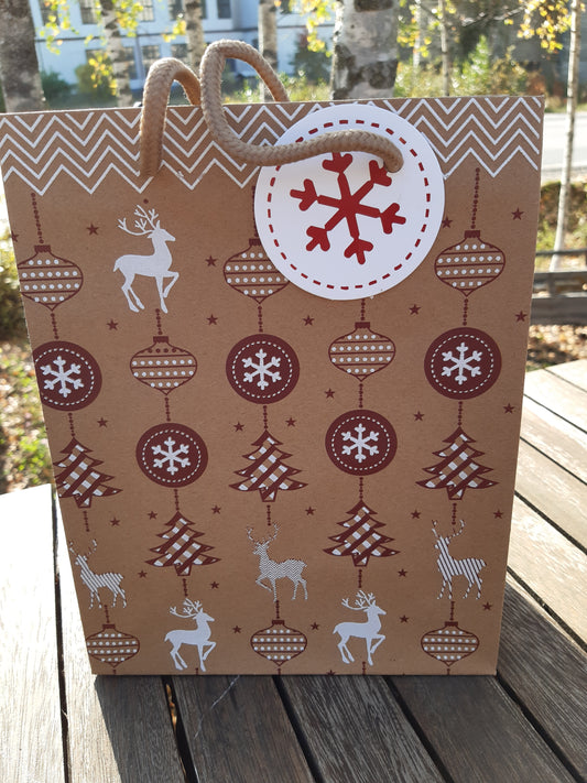 joulukassi koristeet 23 x 18 cm