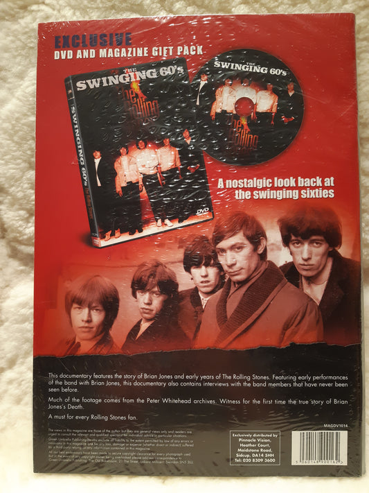 the rolling stones - the swinging 60's - dvd ja lehti