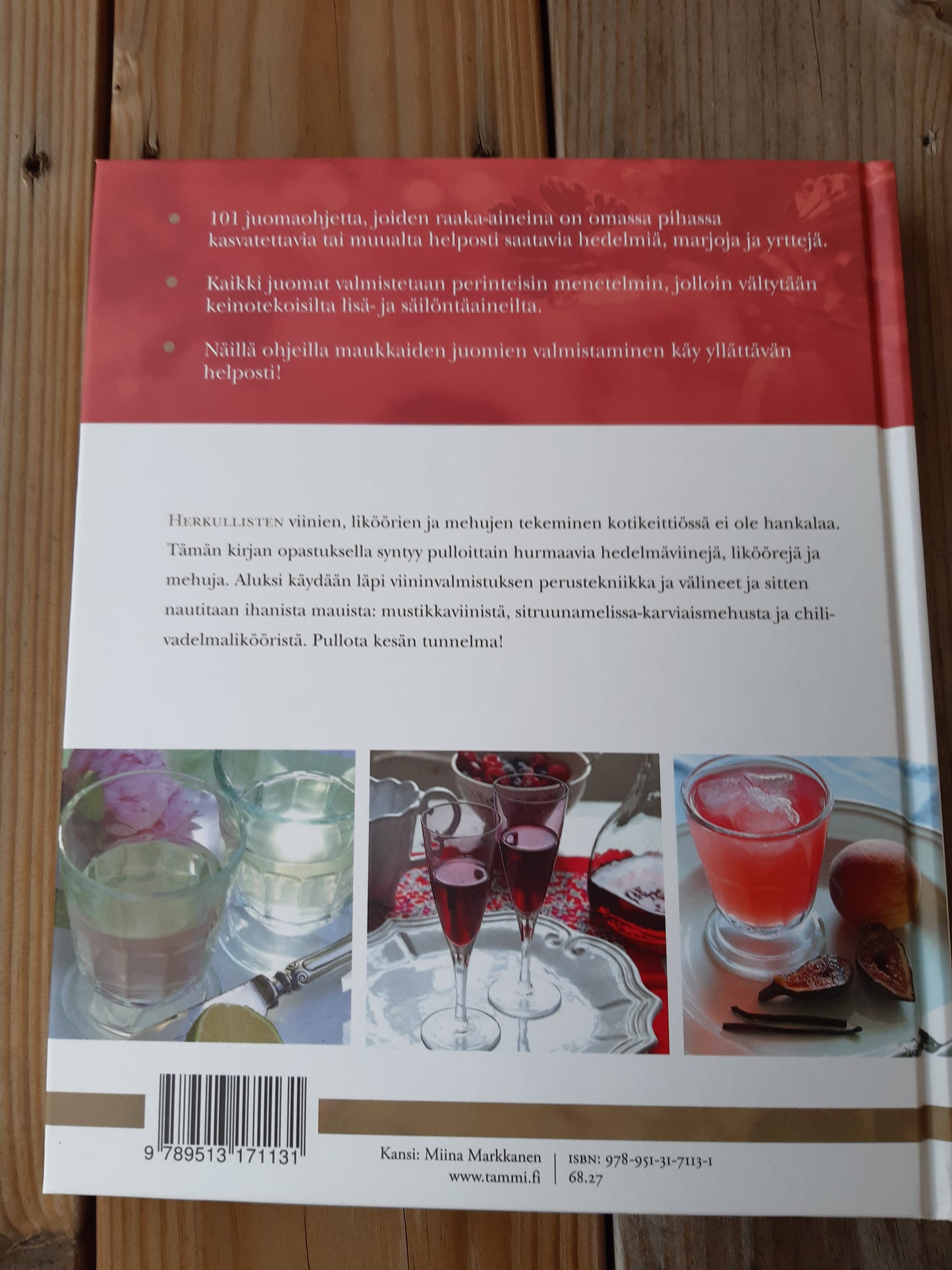 omatekoista viiniä, likööriä & mehua luonnon omista aineksista
