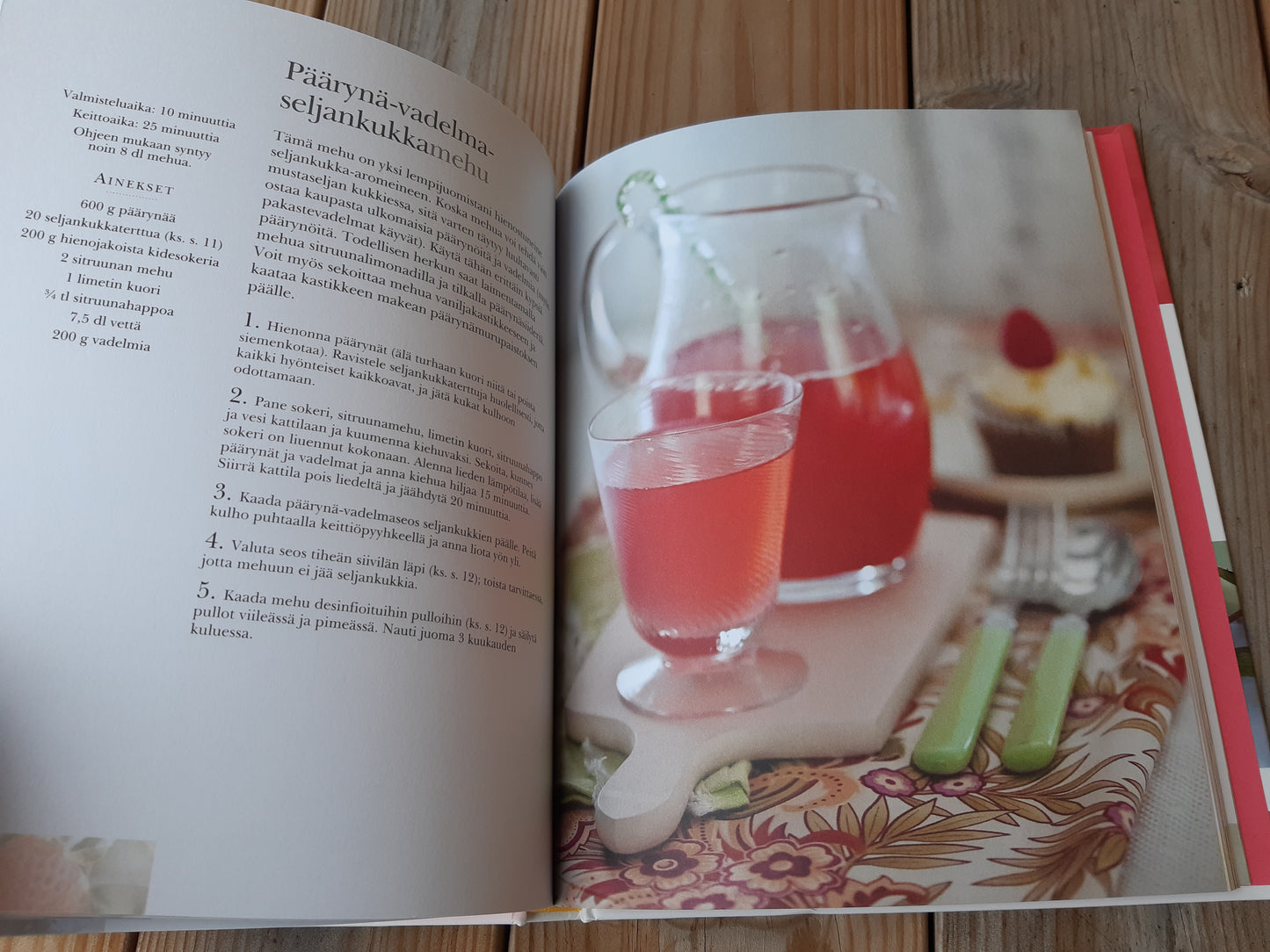 omatekoista viiniä, likööriä & mehua luonnon omista aineksista