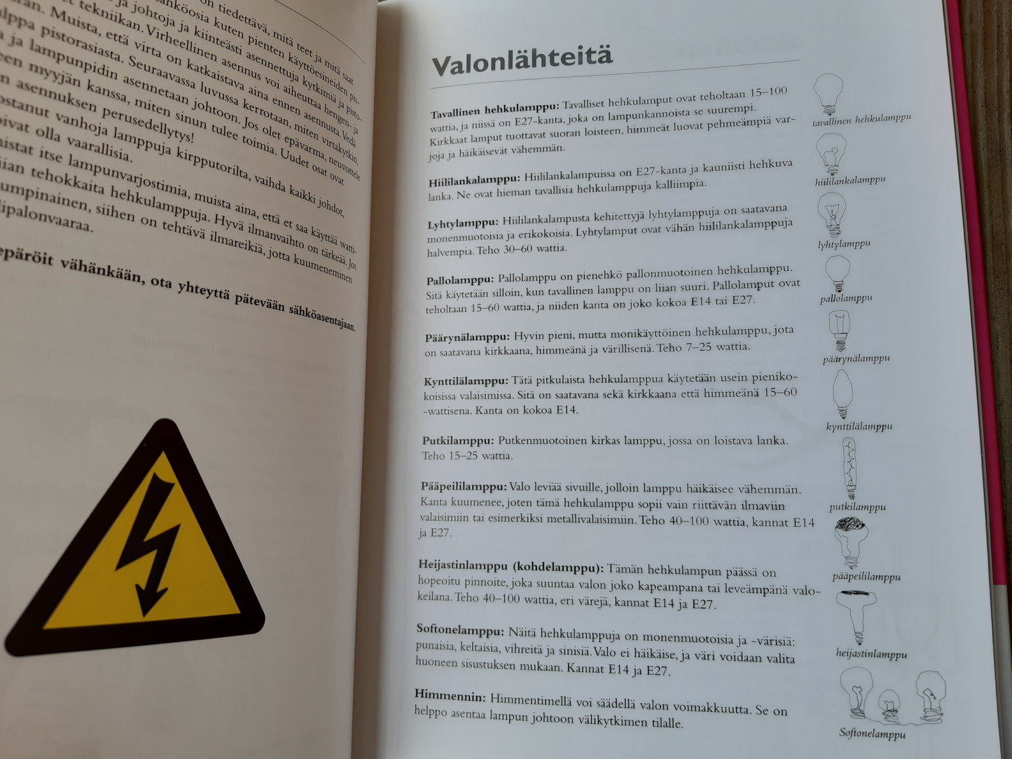 omilla lampuilla valoa kotiin