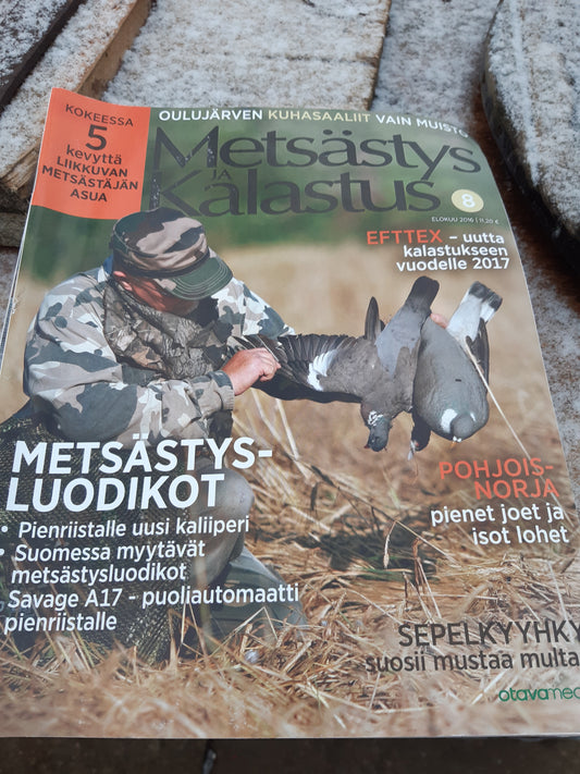 metsästys ja kalastus 8 / 2016