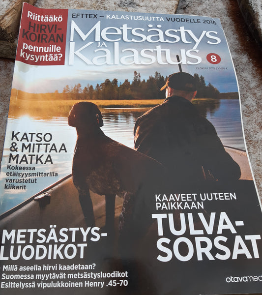 metsästys ja kalastus 8 /2015