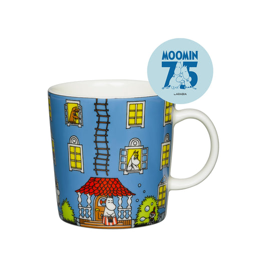 muumimuki muumitalo 75-vuotis juhlamuki