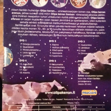 Olipa kerran avaruus - 6DVD
