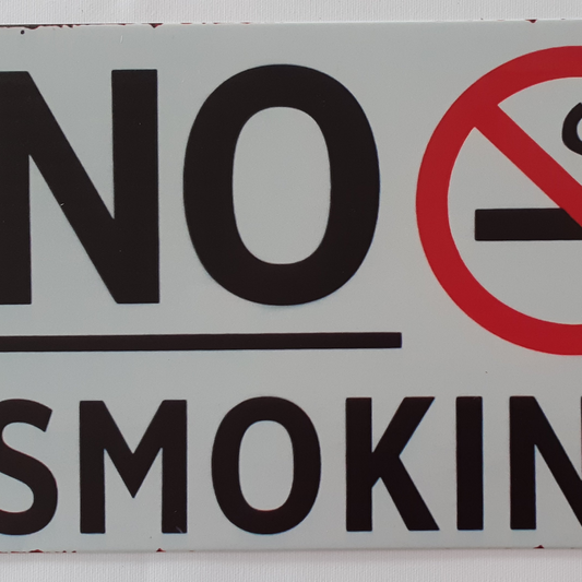 Peltikyltti NO SMOKING