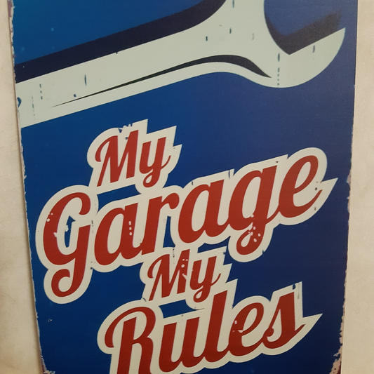 Peltikyltti - My Garage My Rules