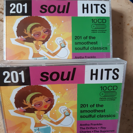 201 Soul Hits 10 CD:n kokoelma