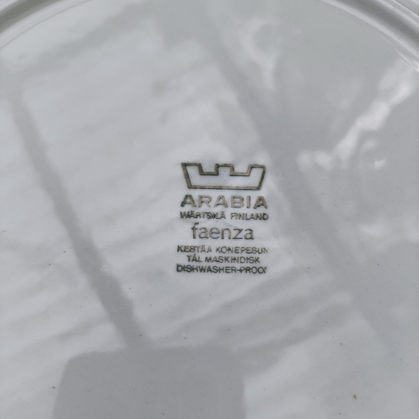 Arabia Faenza mustaraita lautanen 26 cm