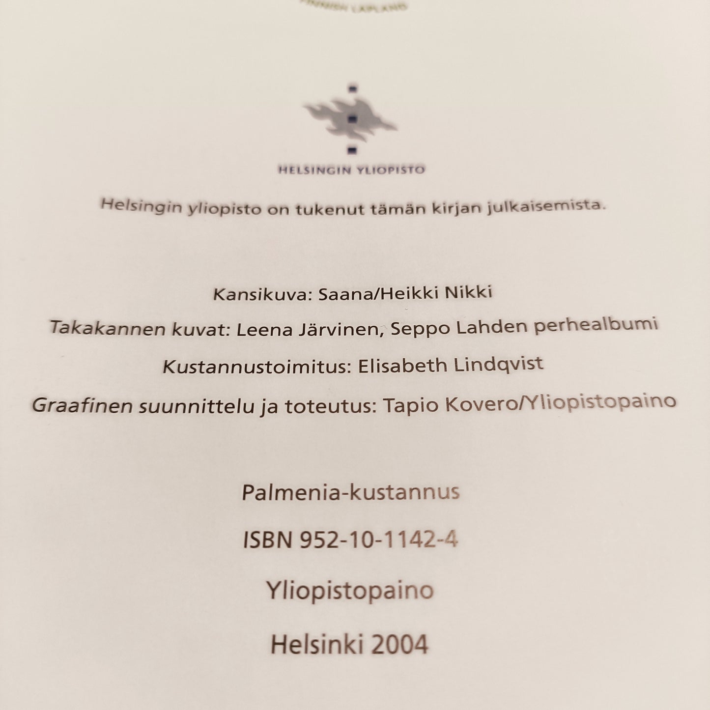 Suurtuntureiden luonto – Kilpisjärven biologisen aseman 40-vuotisjuhlakirja