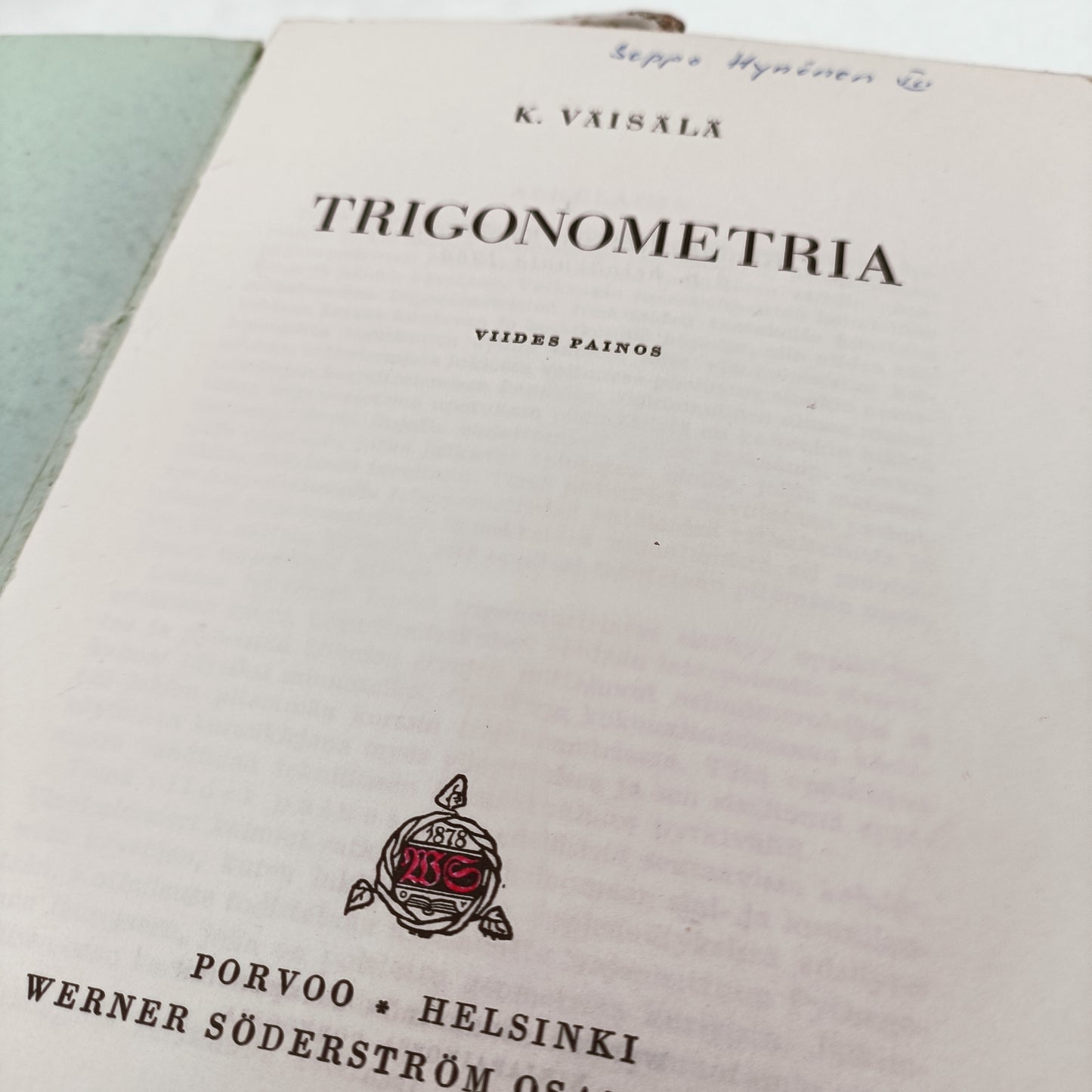 Trigonometria - K. Väisälä