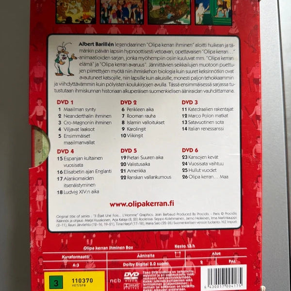 Olipa kerran ihminen 1-6 - 6DVD