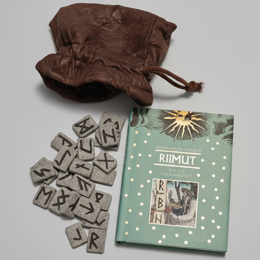 Riimukivet nahkapussissa ja Riimut-kirja