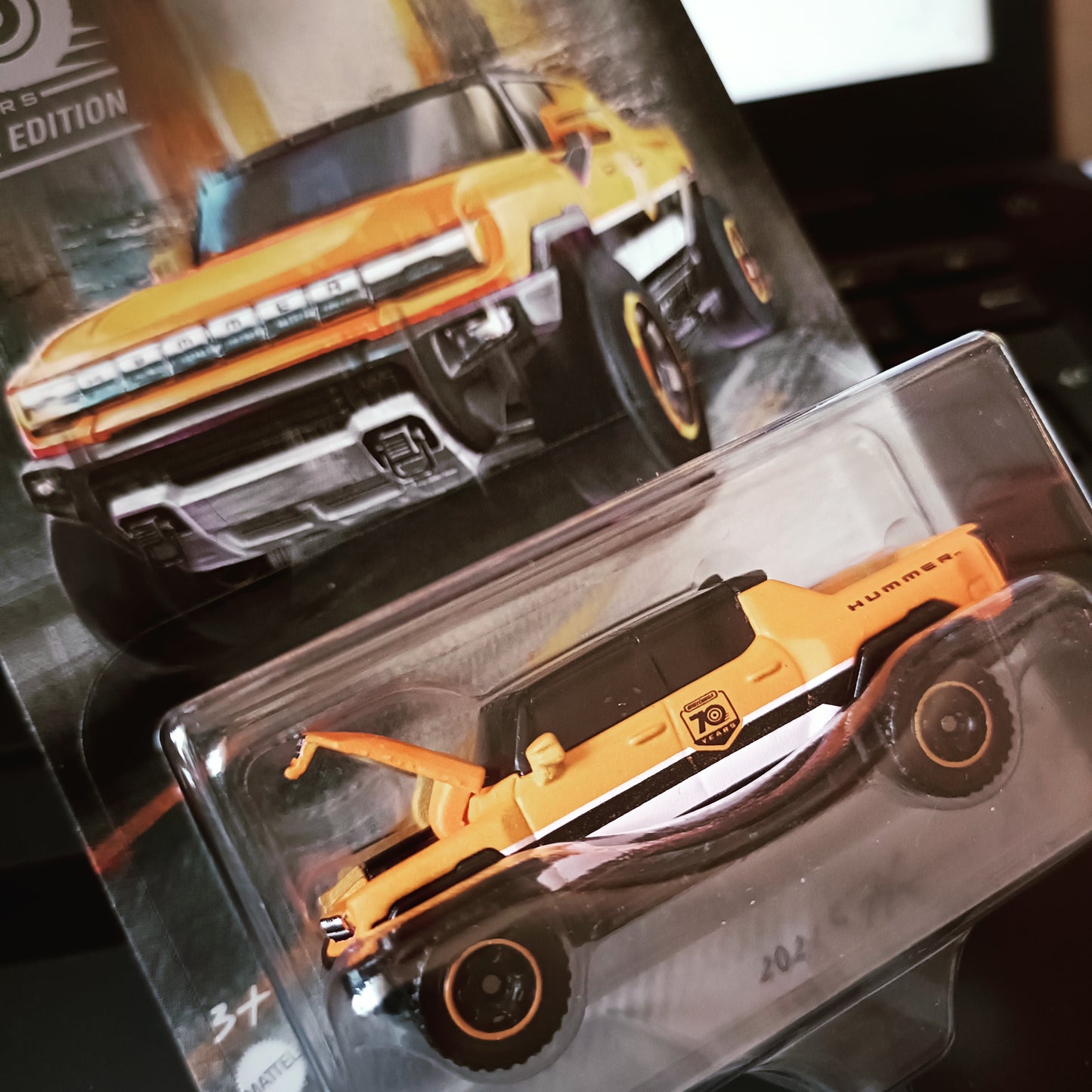 Matchbox GMC Hummer EV - 70 Years - Orange - 1:64