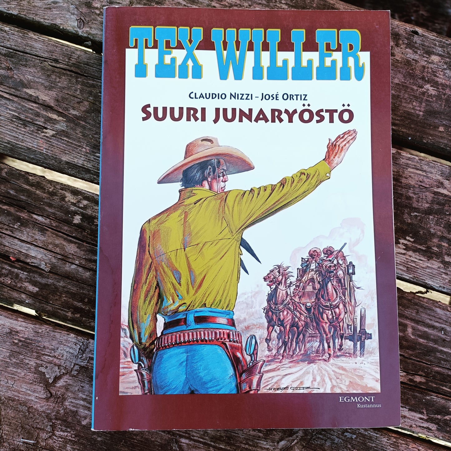 Tex Willer - Suuri junaryöstö - suuralbumi 19