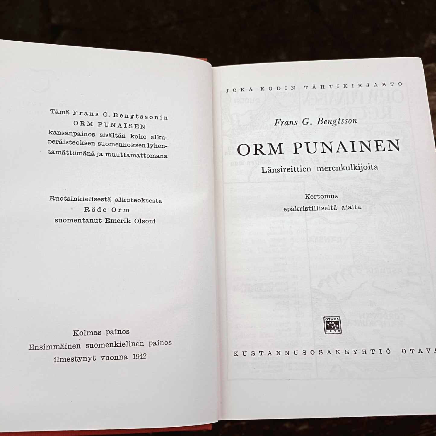 Orm Punainen - Länsireittien merenkulkijoita