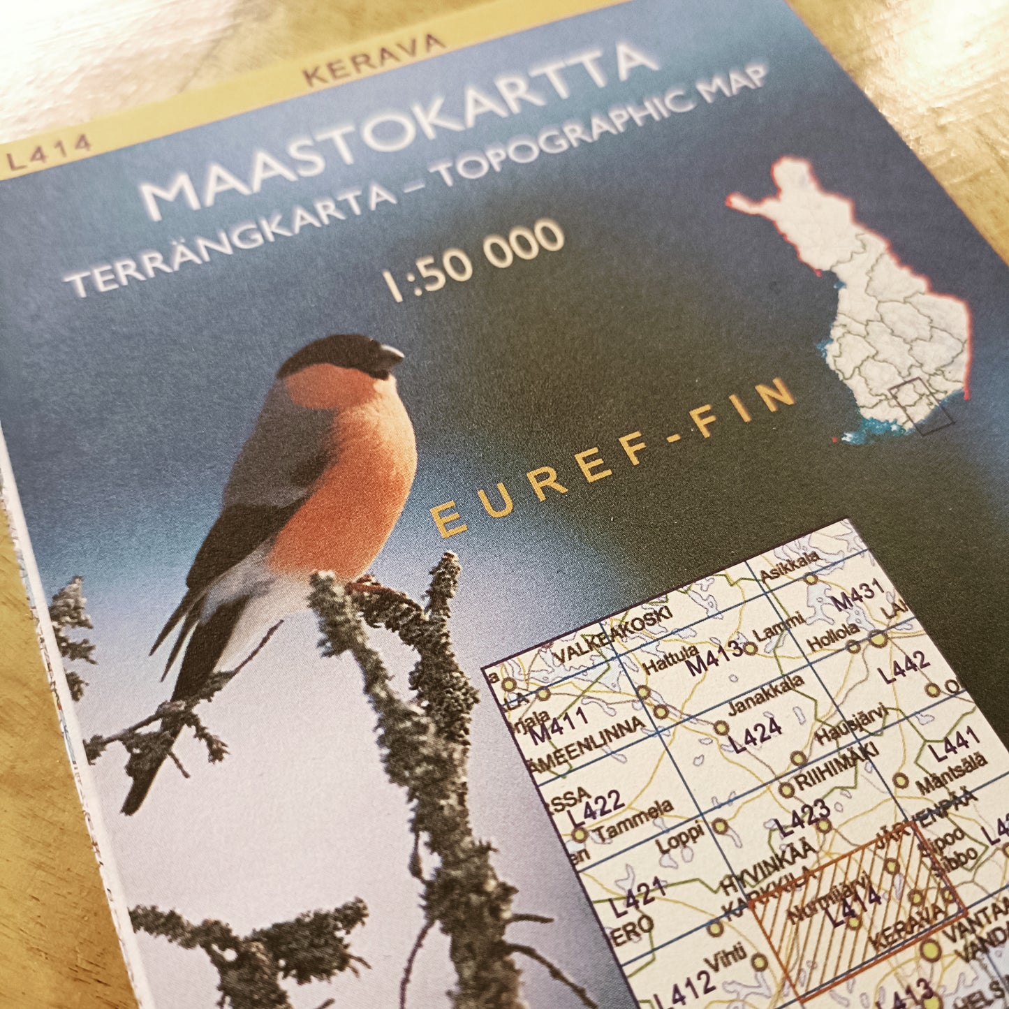 Maastokartta Kerava 2008 - 1:50000