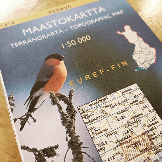 Maastokartta Kerava 2008 - 1:50000