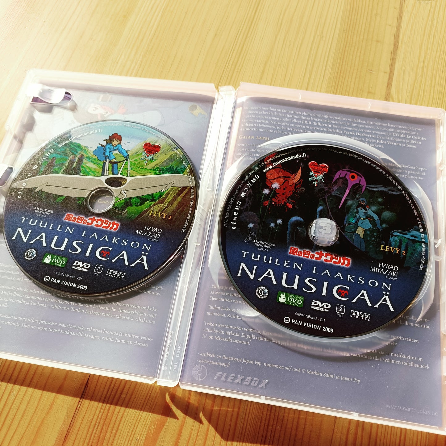 Tuulen laakson Nausicaä - Hayao Miyazaki - 2DVD