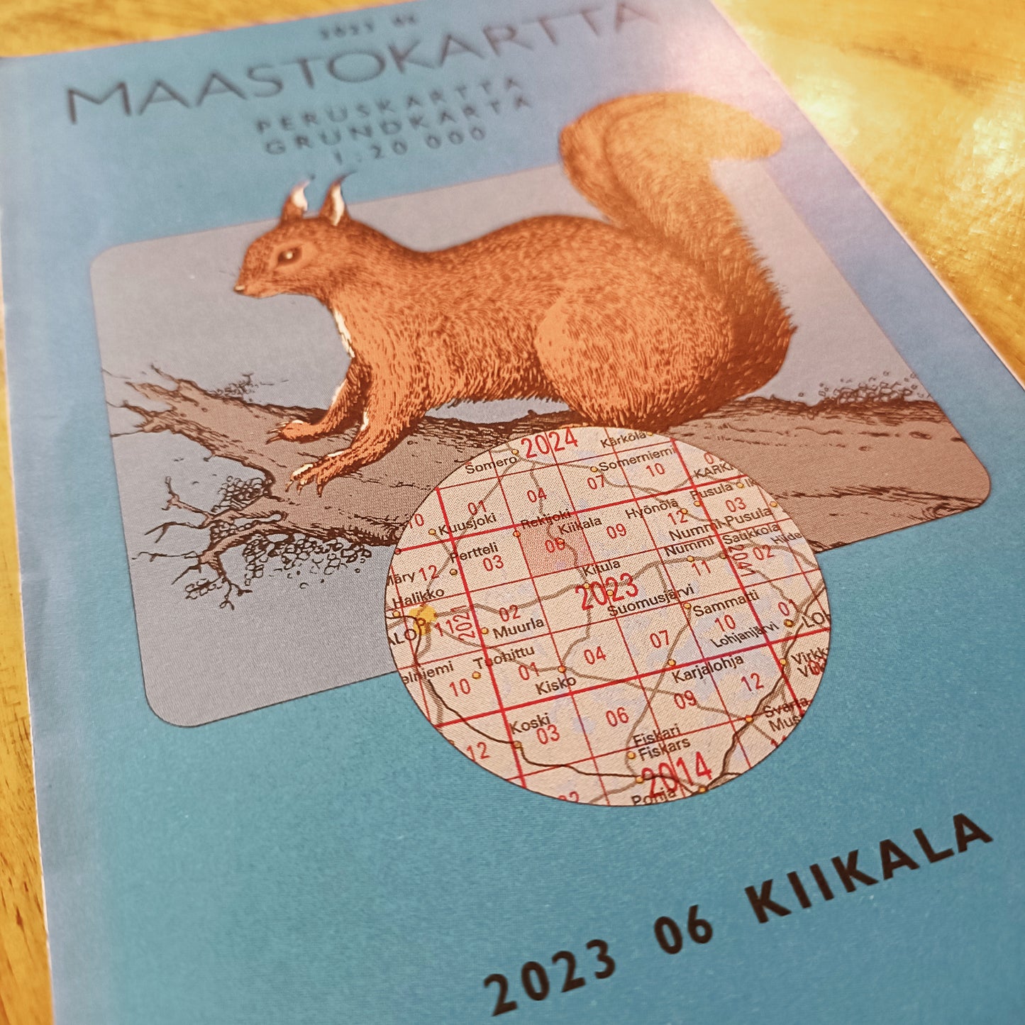 Maastokartta Kiikala 1999 - 1:20000