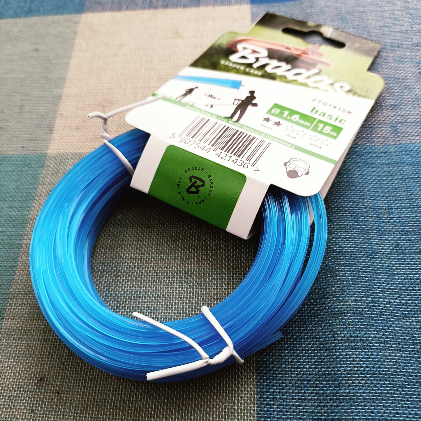 Trimmerin siima 1,6mm x 15m