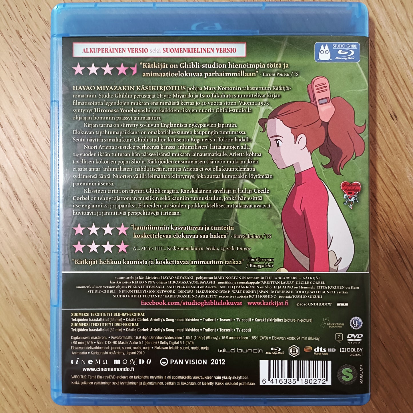 Kätkijät - Blu-ray + DVD