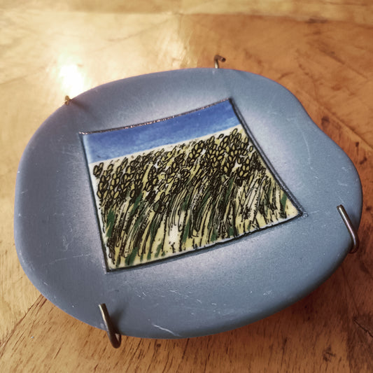 Arabia seinätaulu - Maisemat Viljapelto - Heljä Liukko-Sundström