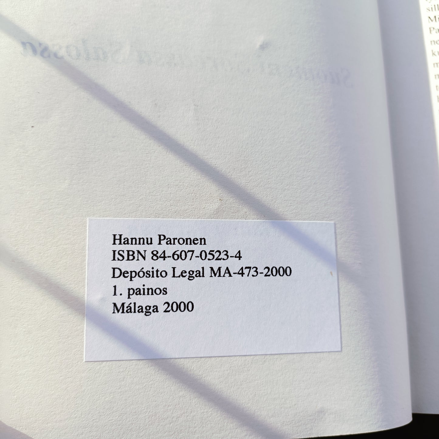 Suomeni Soreassa Salossa