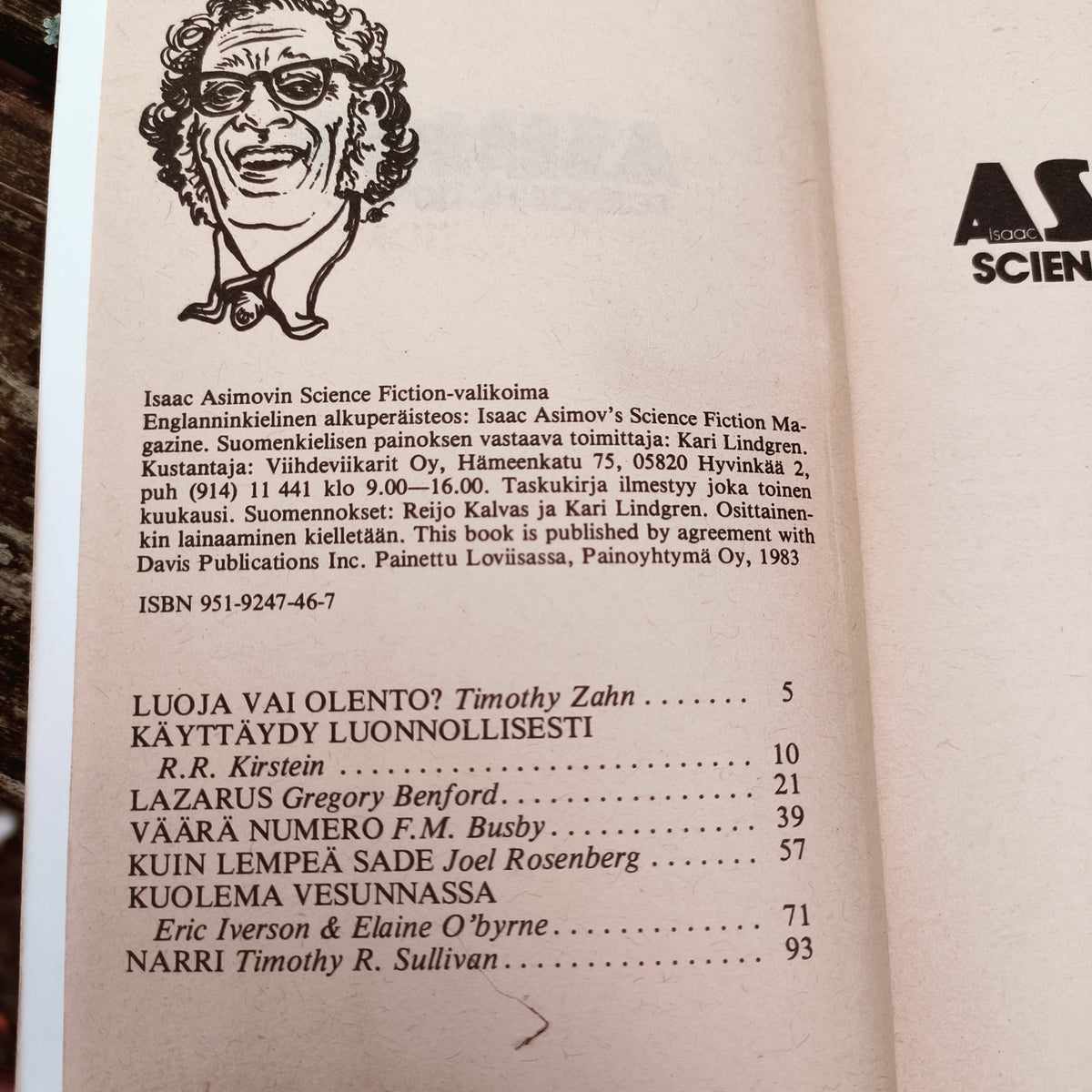 Isaac Asimov - Science Fiction-valikoima 9