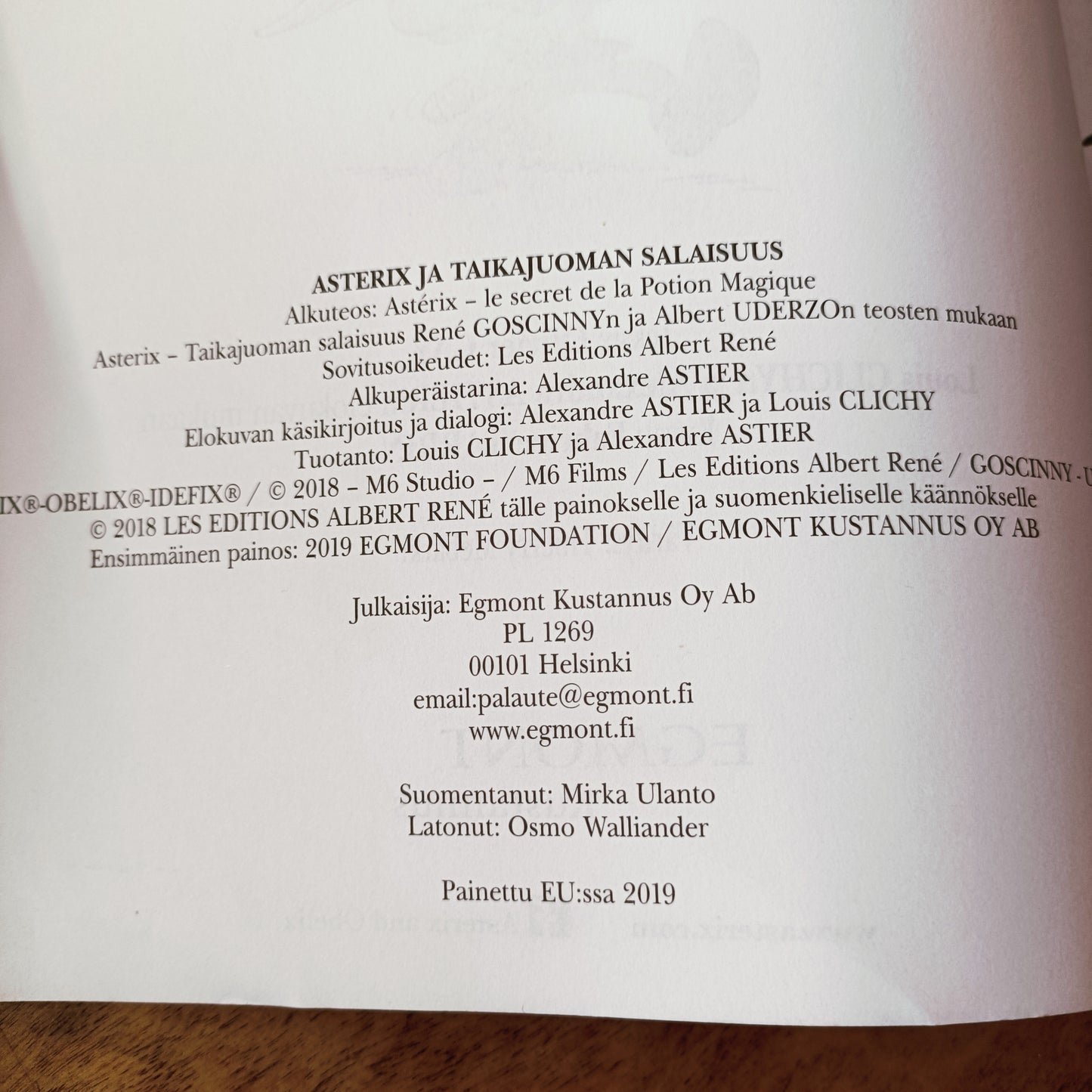 Asterix ja taikajuoman salaisuus