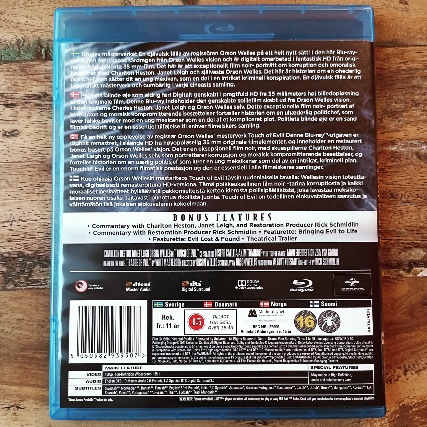 Touch of Evil - Pahan kosketus  - blu-ray