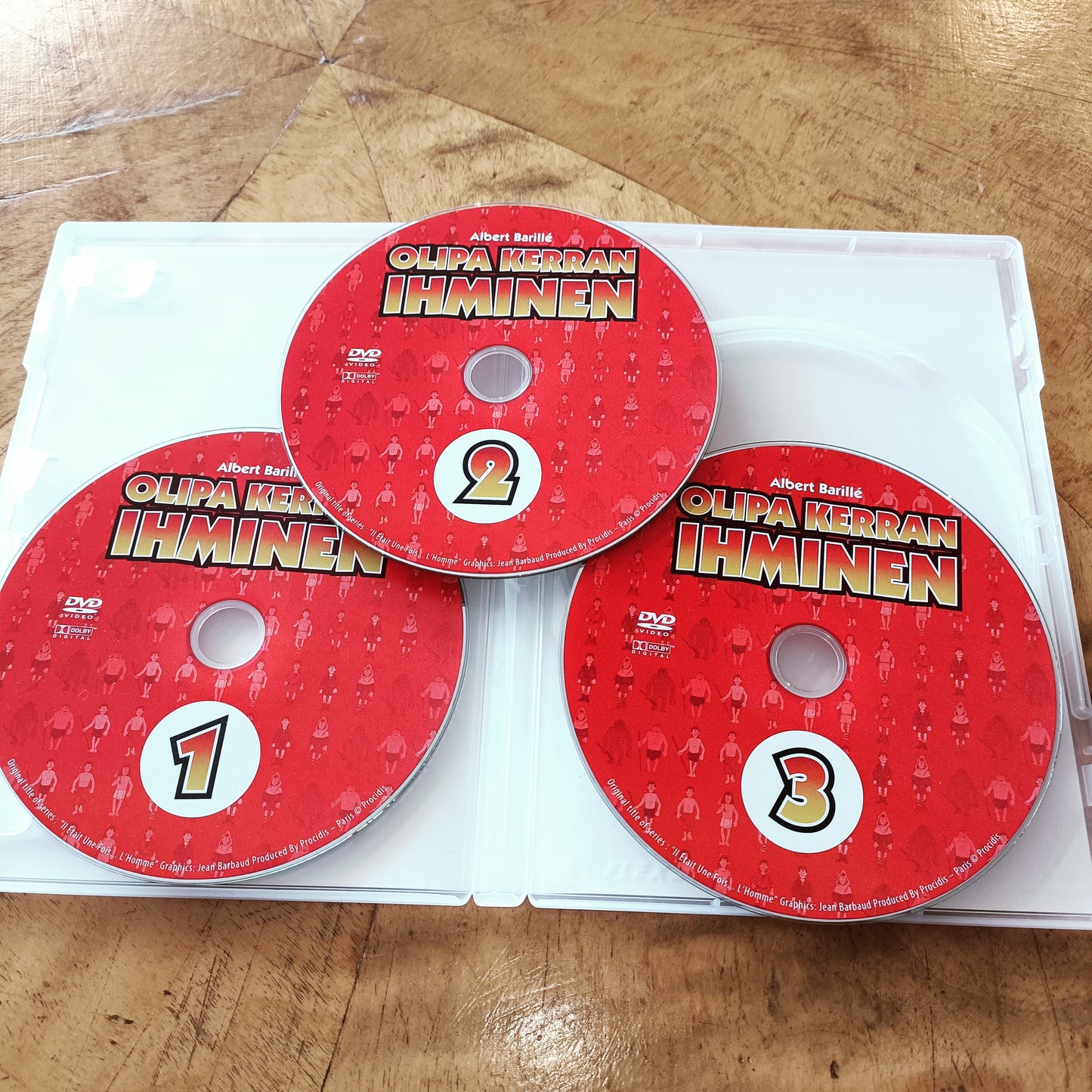 Olipa kerran ihminen 1-3 - 3DVD