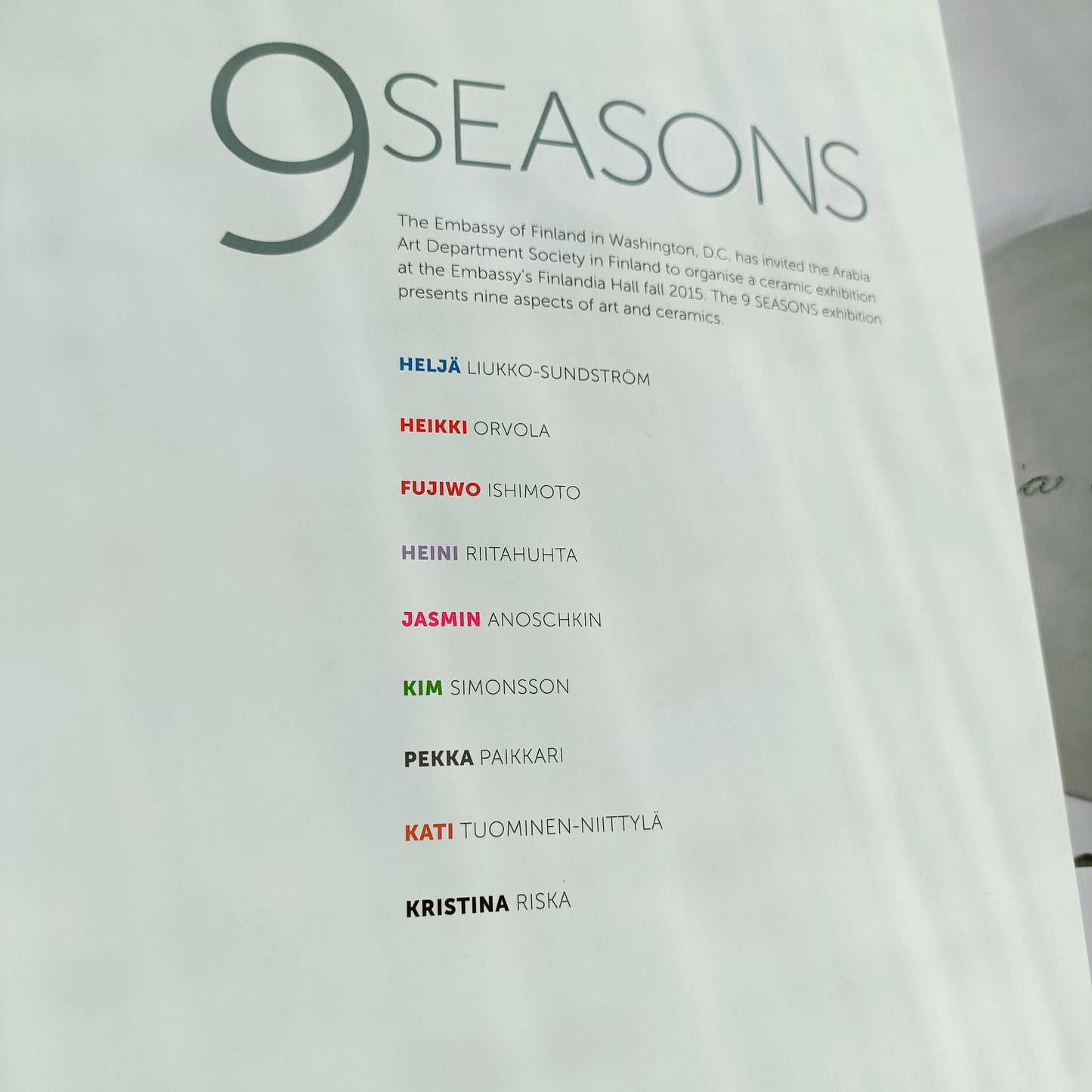 9 seasons - Arabia Art department Society Finland