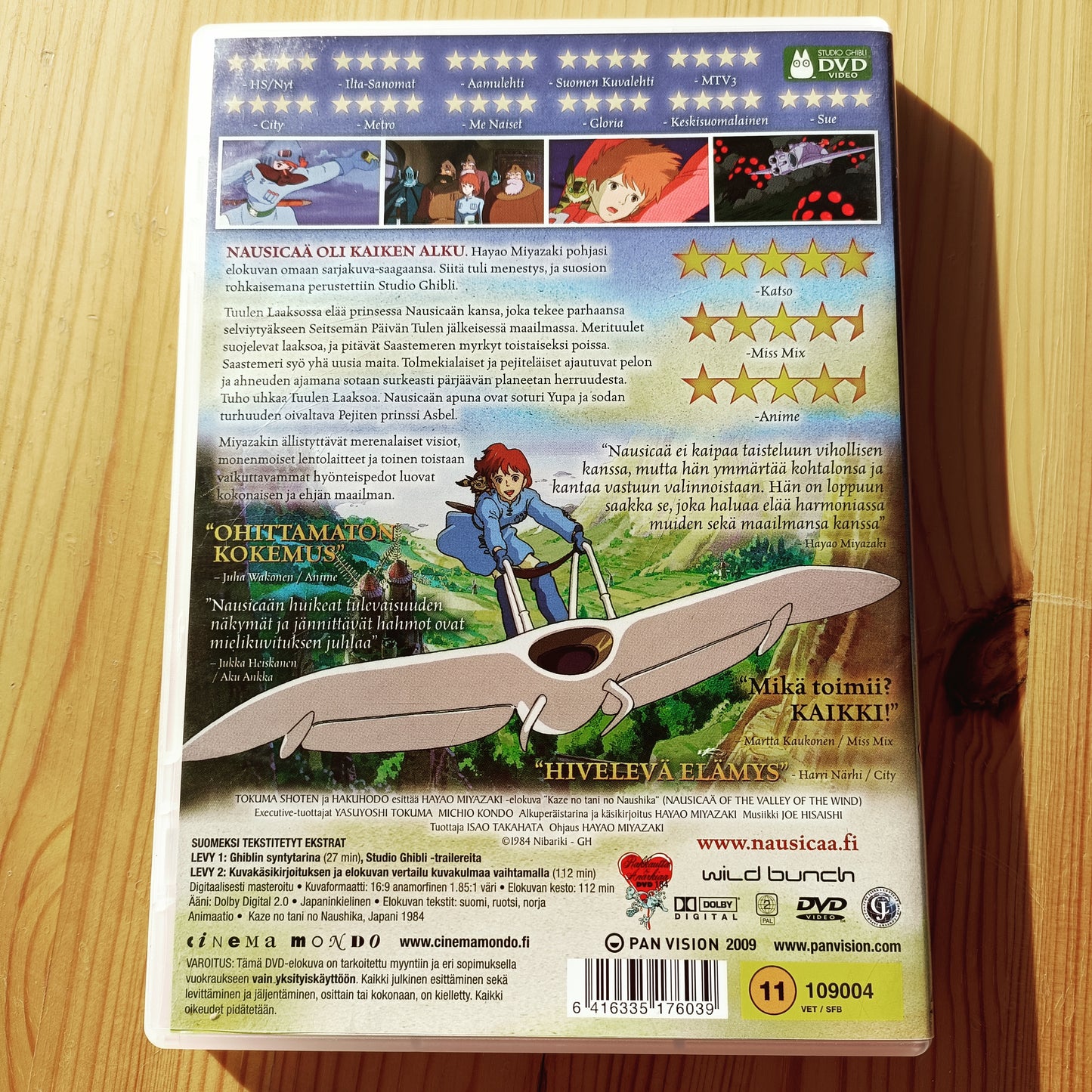 Tuulen laakson Nausicaä - Hayao Miyazaki - 2DVD