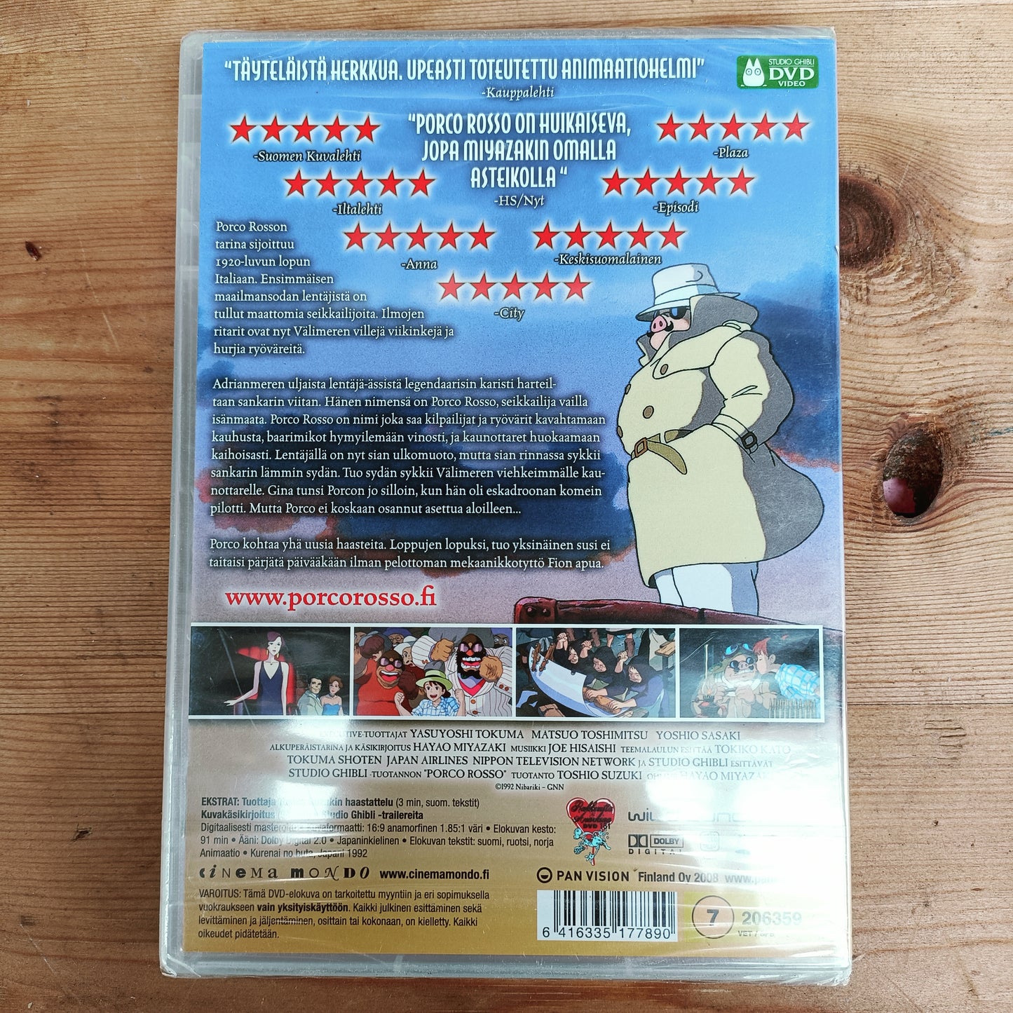 Porco Rosso - Punainen sika - Hayao Miyazaki - DVD