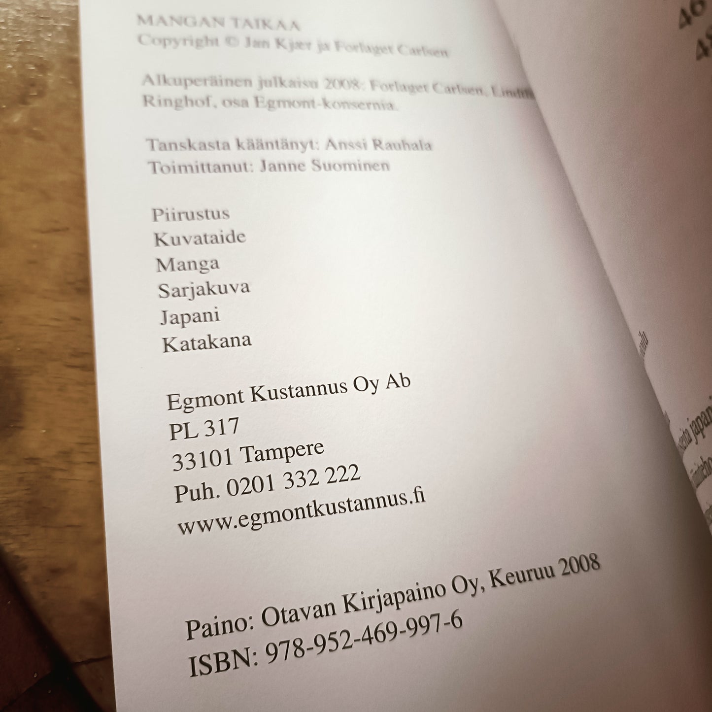 Mangan taikaa - avain japanilaiseen kuvakieleen