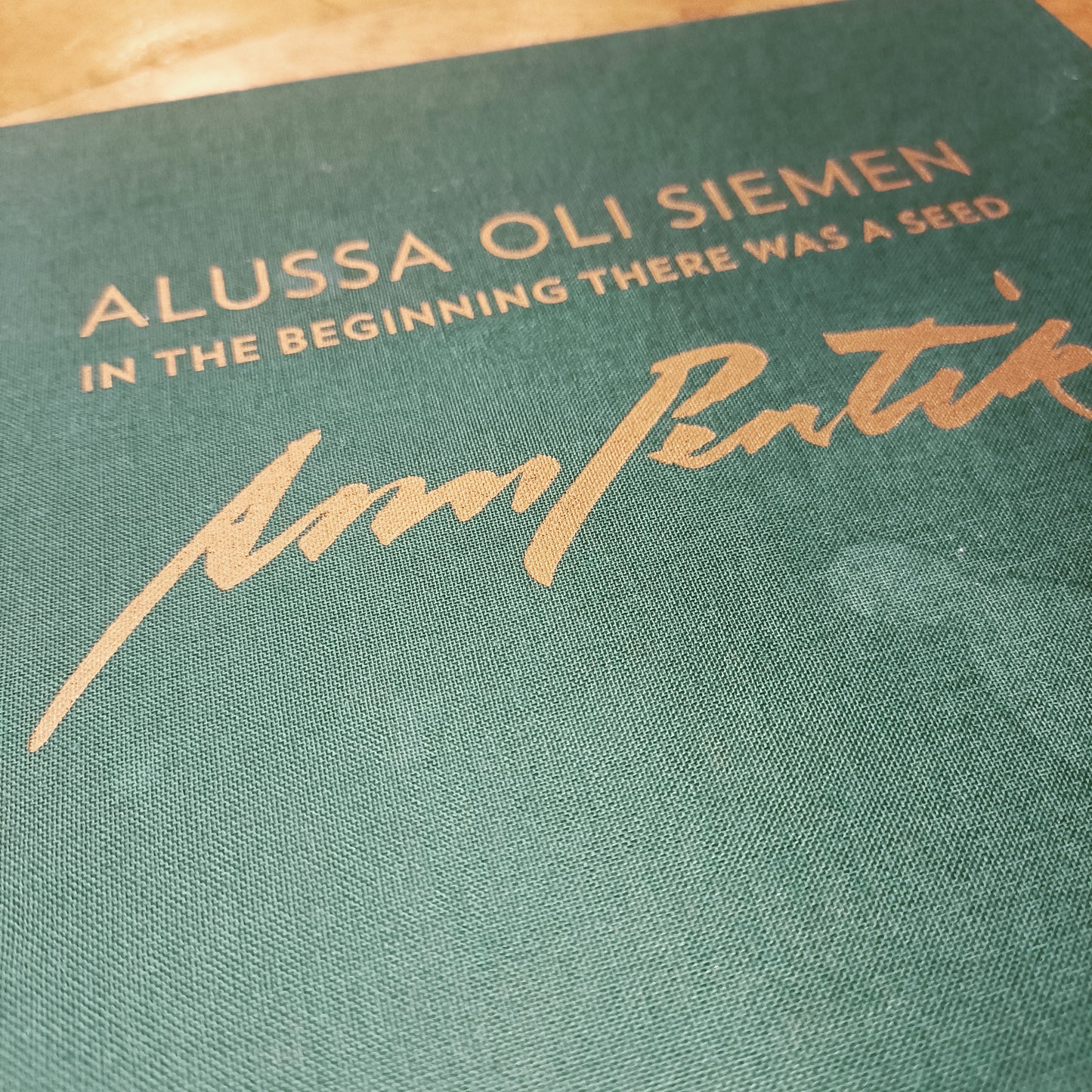 Alussa oli siemen, Anu Pentik - in the beginning there was a seed