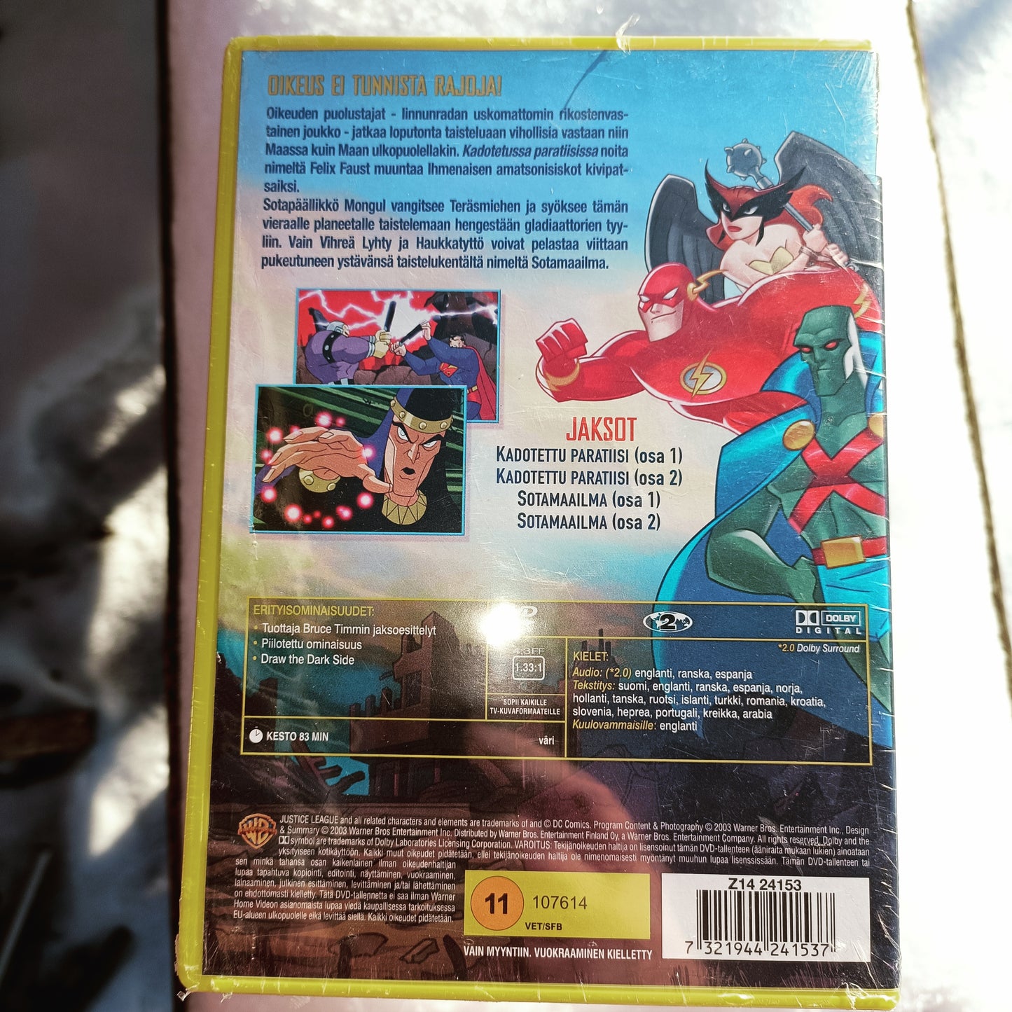 Oikeuden puolustajat - Kadotettu paratiisi - DVD