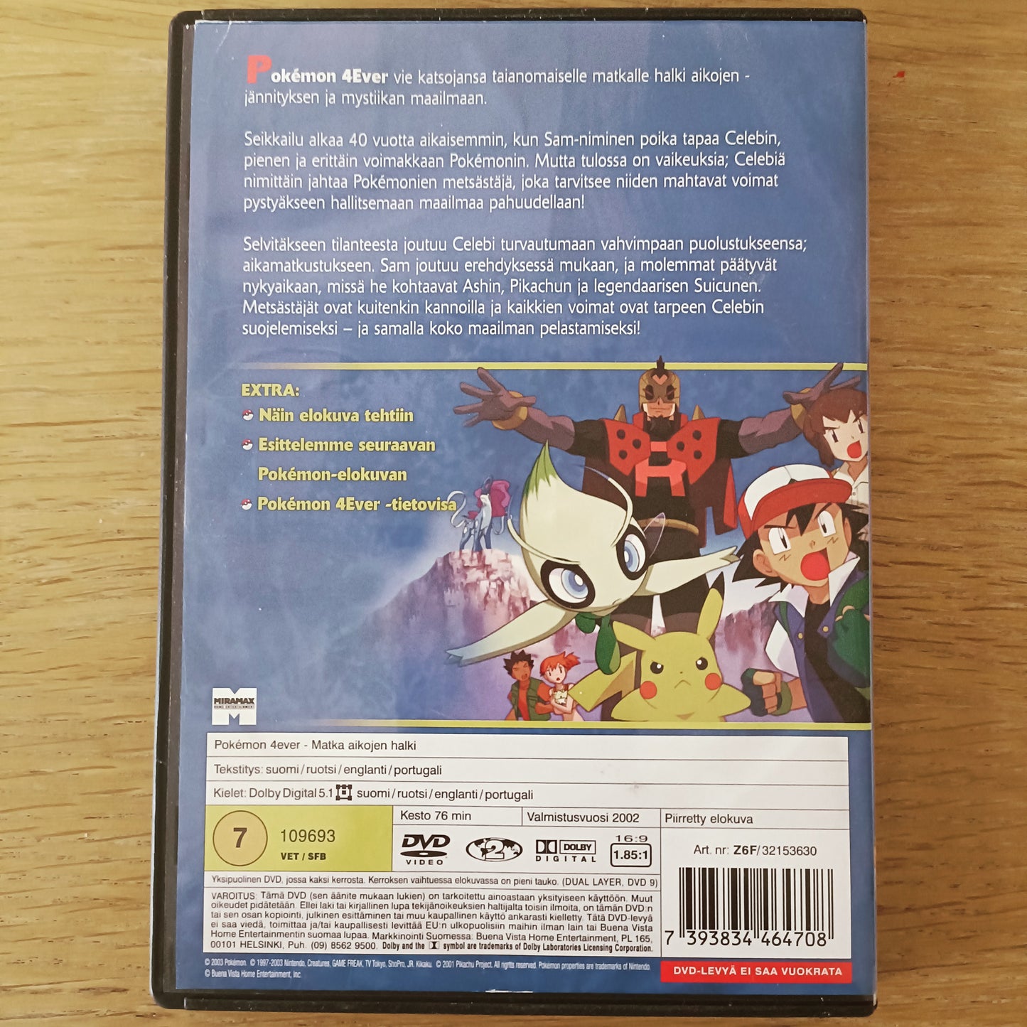 Pokémon 4Ever - Matka aikojen halki - DVD