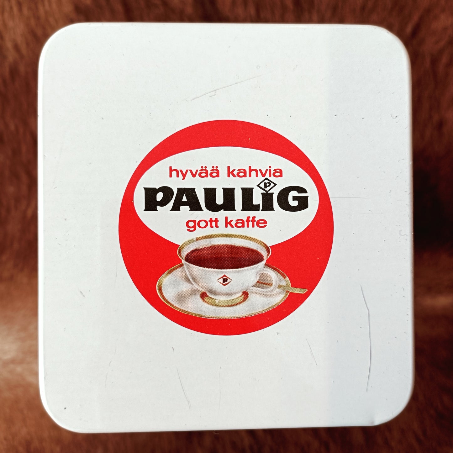 Paulig Paula-tyttö kahvi peltipurkki *
