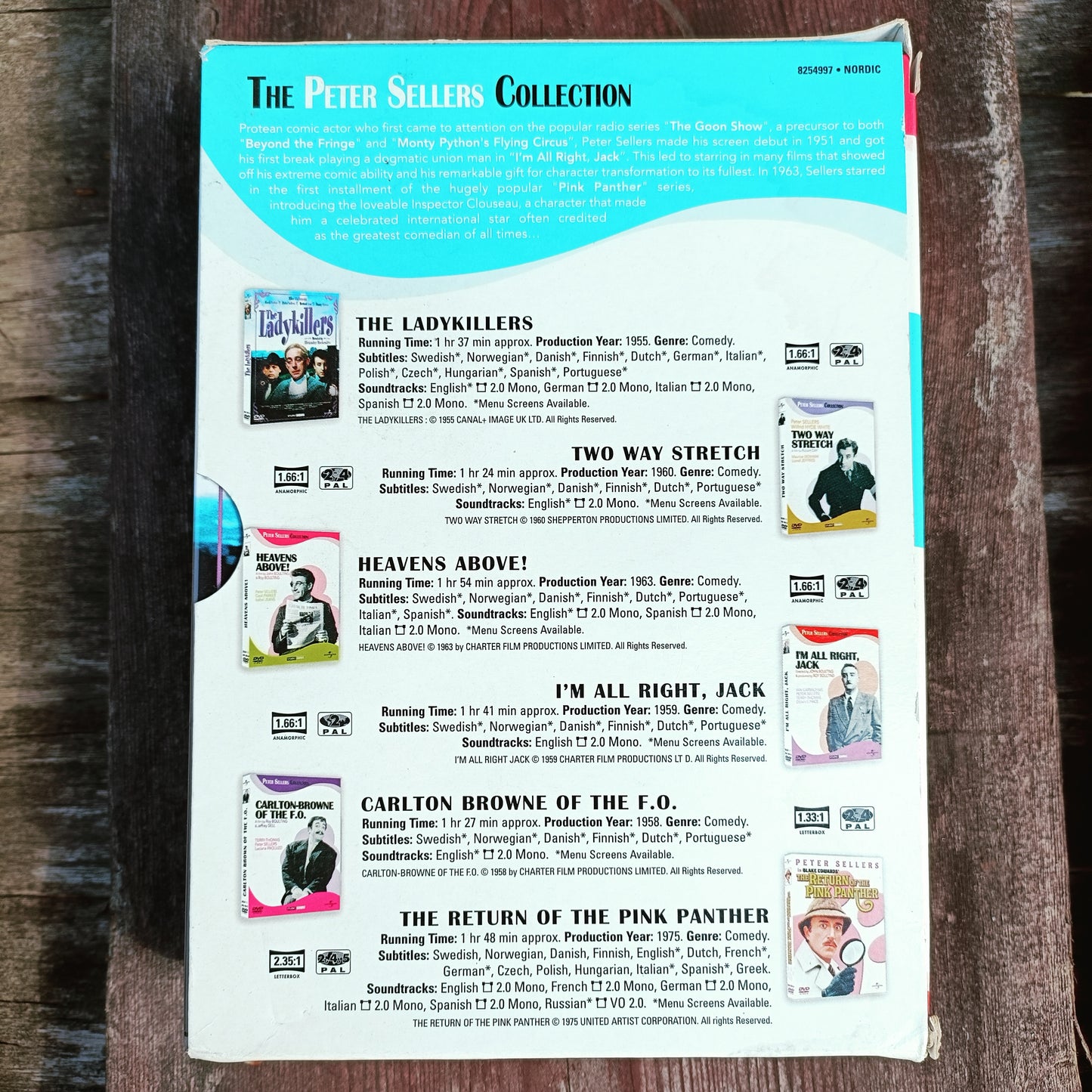 The Peter Sellers Collection - 6DVD