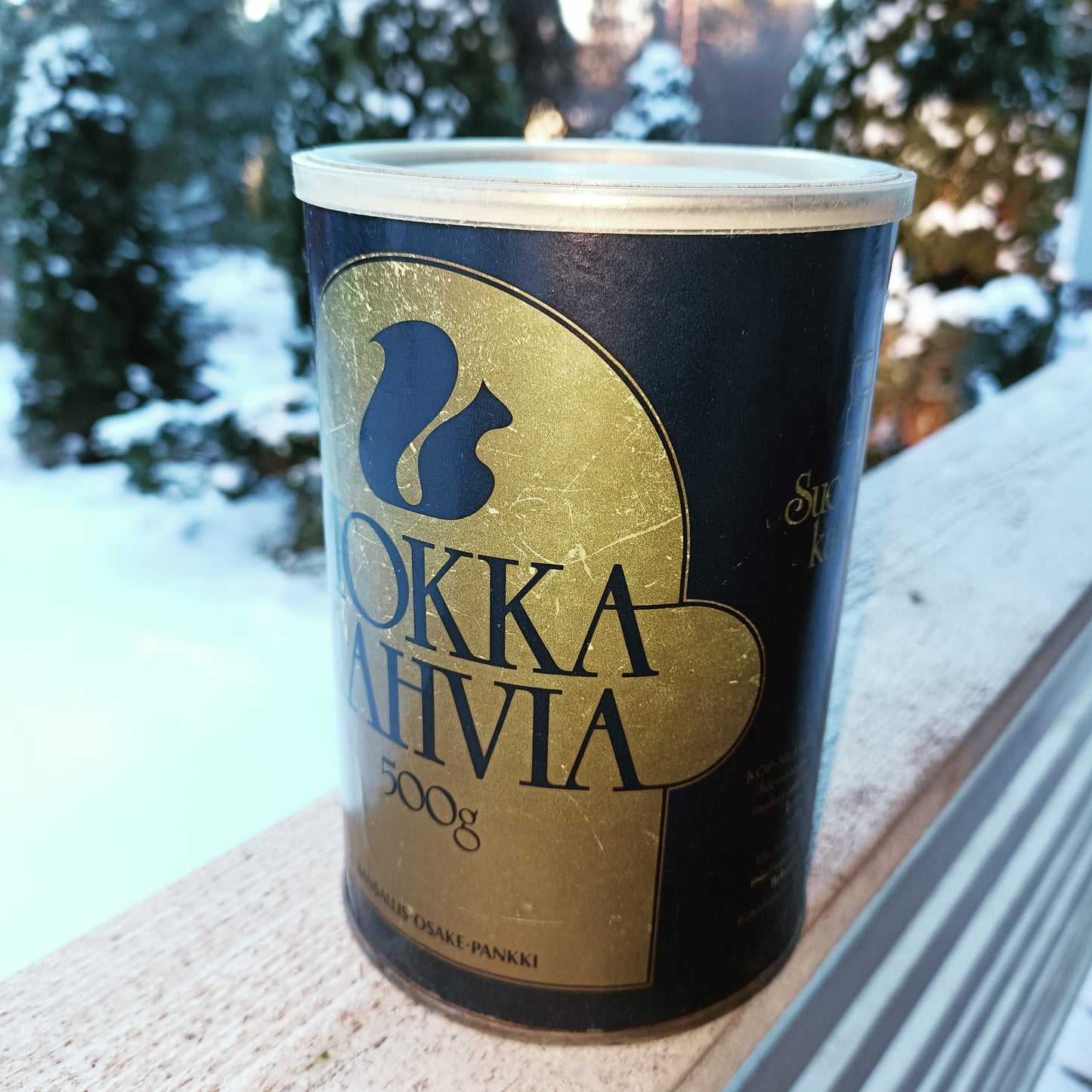 Kahvipurkki Mokkakahvia - Kansallis-Osake-Pankki