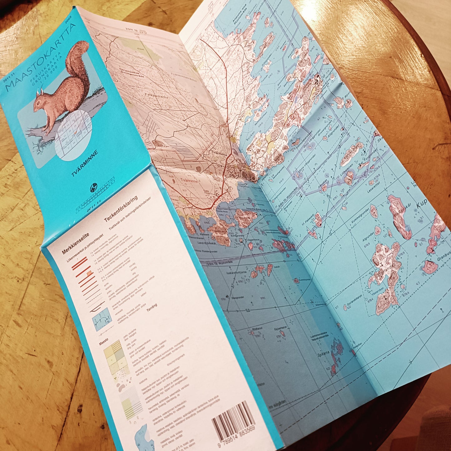 Maastokartta Tvärminne 2005 - 1:20000