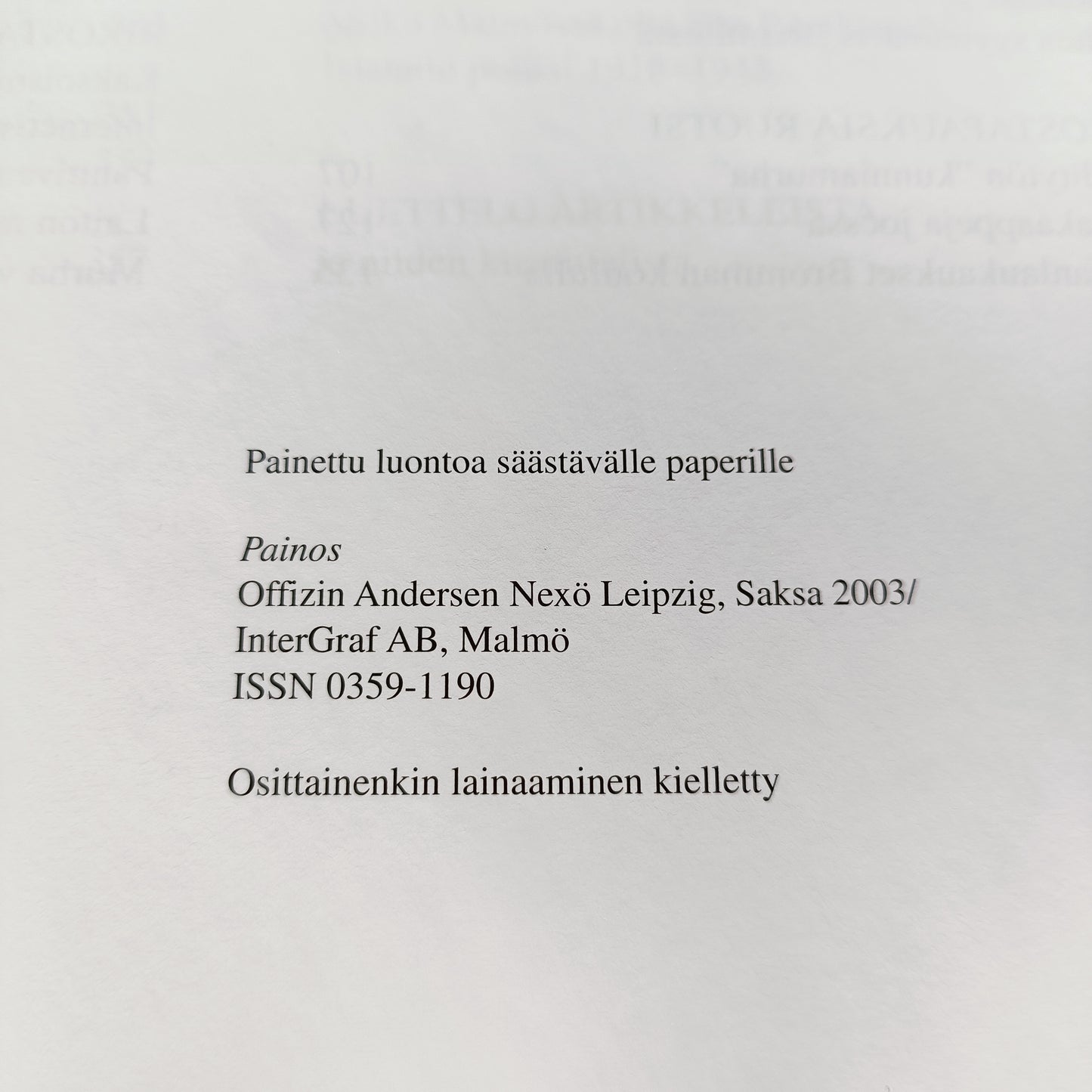 Pohjolan poliisi kertoo 2003