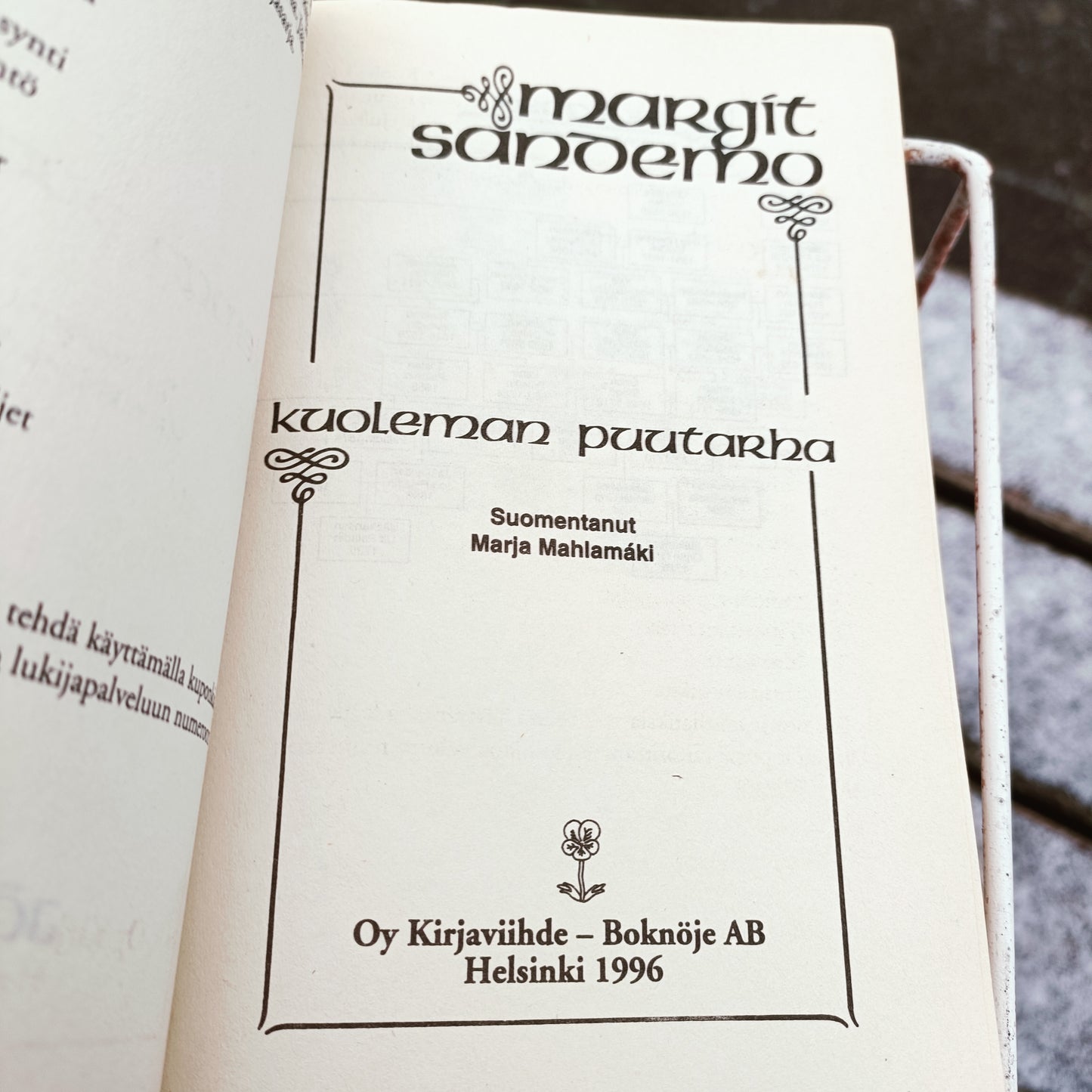 Jääkansan tarina 17 - Kuoleman puutarha - Margit Sandemo