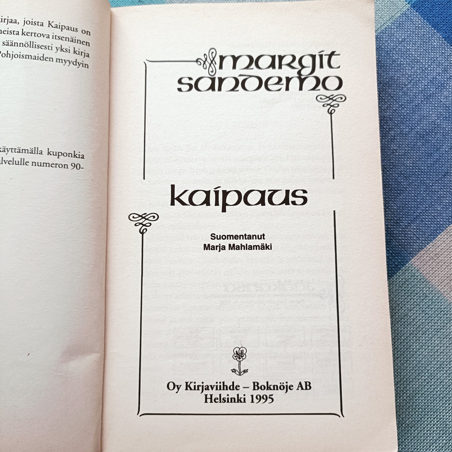 Jääkansan tarina 4 - Kaipaus - Margit Sandemo